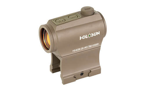 Sights Lasers Holosun Technologies 403B H-SUN ELITE 20MM 2MOA GRN SHAKE FDE • Model: 403B